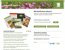Tablet Screenshot of julkaisut.metsa.fi